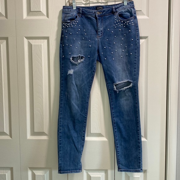 Bebe Troublemaker Jeans - Picture 1 of 4